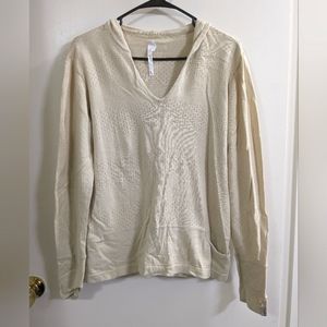 Lole' cream hoodie